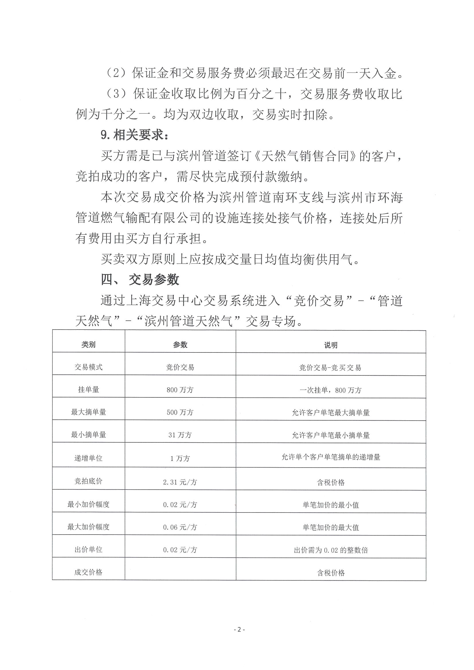 关于开展滨州管道7月份天然气竞价交易的公告_页面_2.png