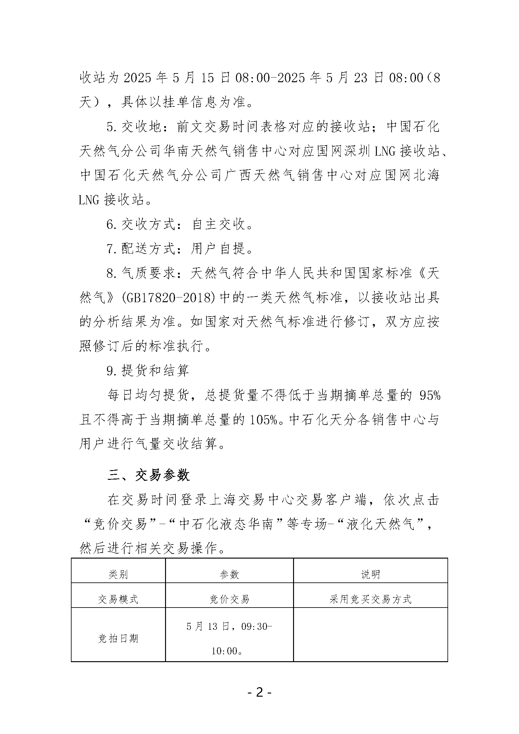 关于开展中国石化天然气分公司沿海接收站LNG液体贸易批发竞价交易的公告（月内交易2025年5月第4期）_页面_2.png