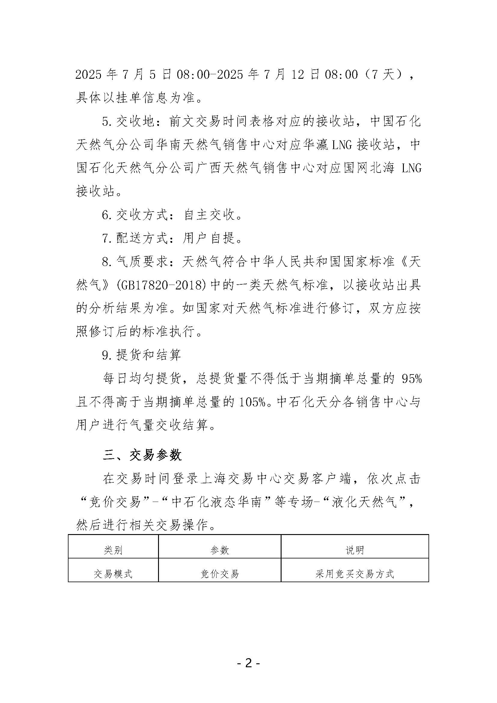 关于开展中国石化天然气分公司沿海接收站LNG液体贸易批发竞价交易的公告（月内交易2025年7月第2期）_页面_2.jpg