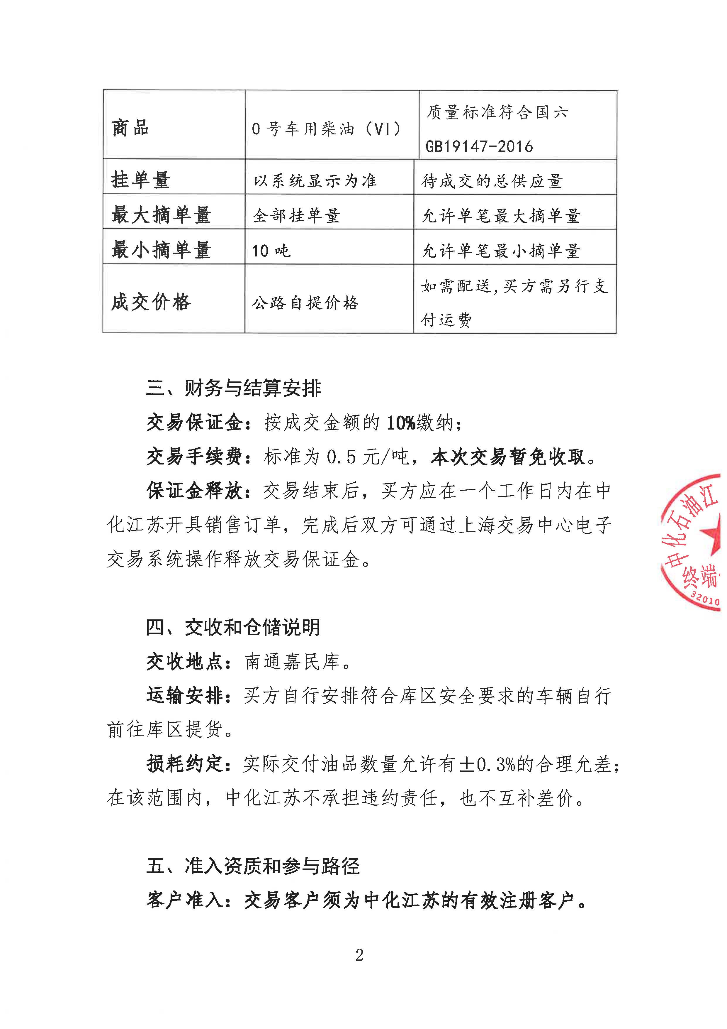 中化石油江苏有限公司关于开展0号车用柴油（VI）挂牌交易的公告_页面_2.jpg