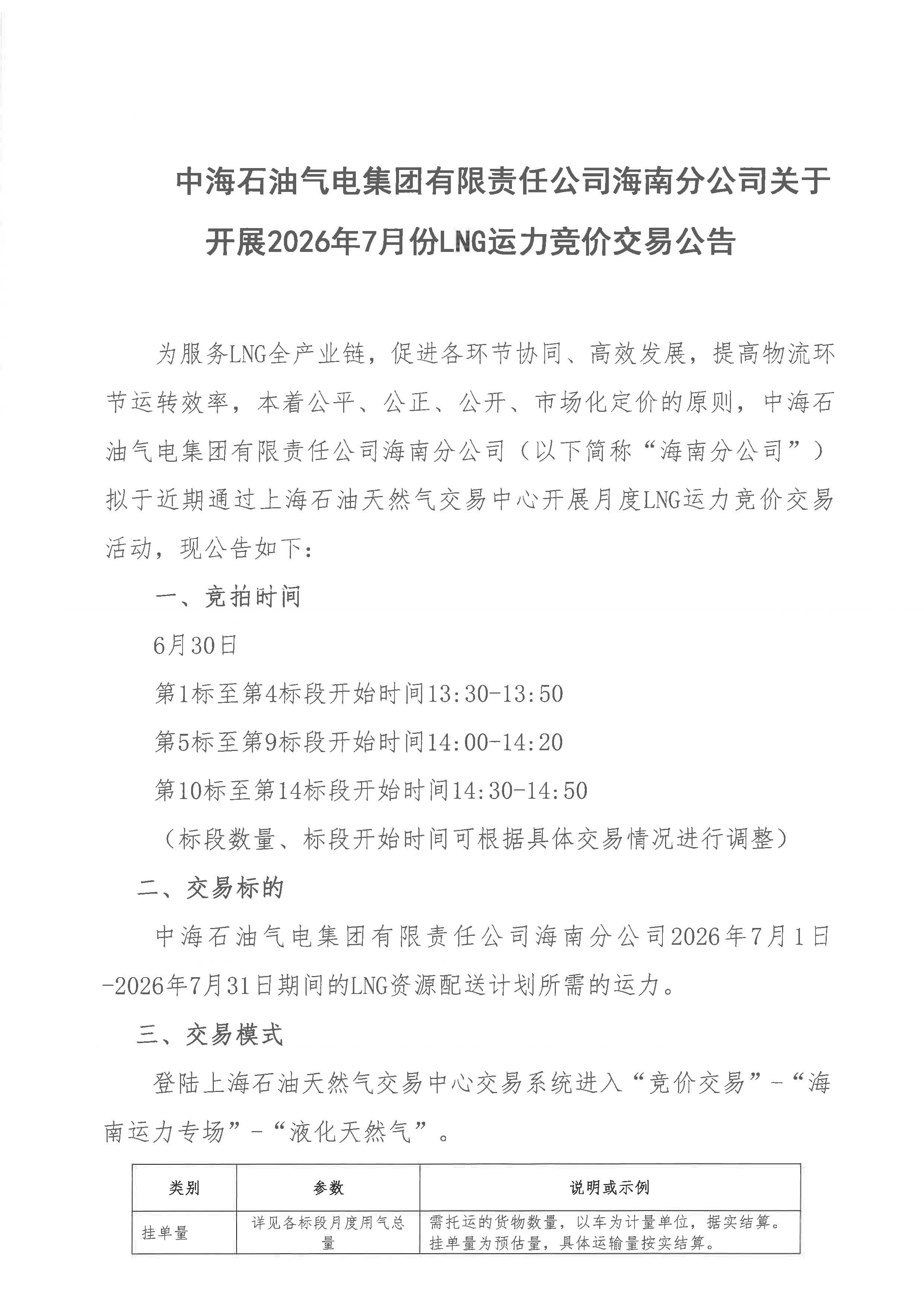 附件：海南分公司关于开展2026年7月份LNG运力竞价交易公告_页面_1.jpg
